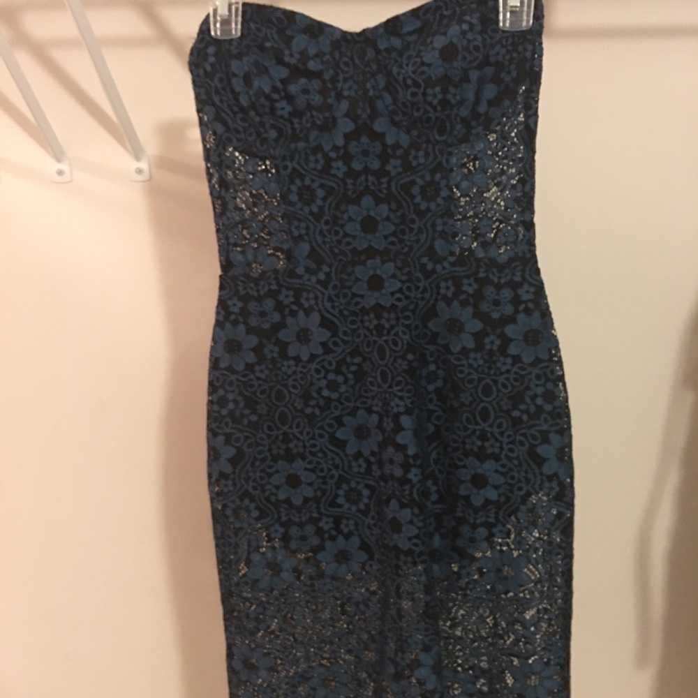 See thru lace dress